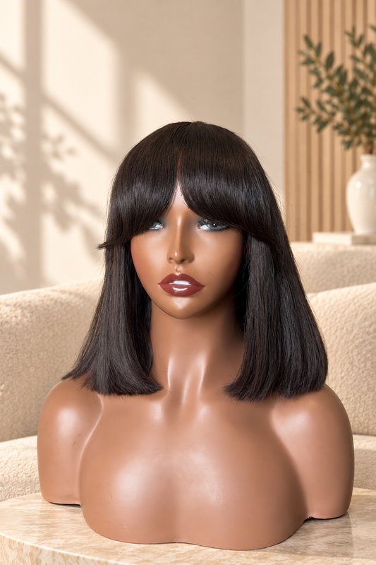 No-closure wig